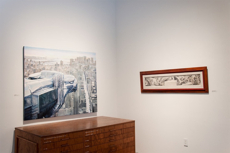 THE FALL SALON 2019 installation shot, Lawrence Gipe, Richard Haines