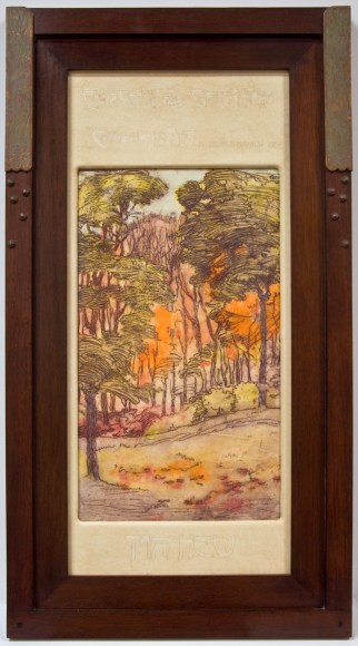 NELL BROOKER MAYHEW (1876-1940), Eucalyptus Grove, c 1915