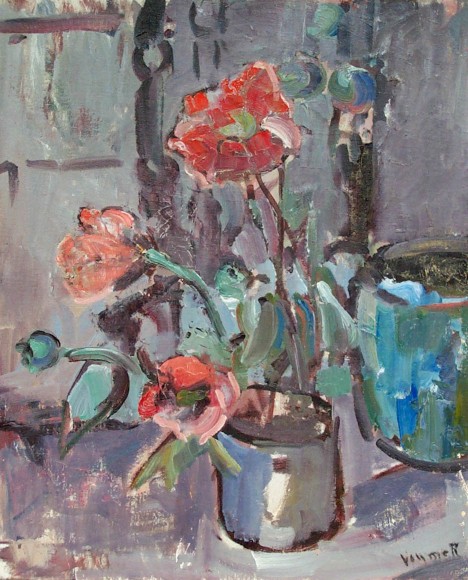 Grace Libby Vollmer, Tulips and Watercan