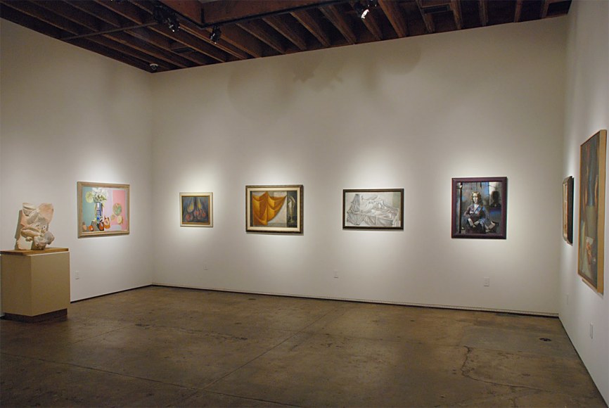 Installation photograph of LA's RISEN