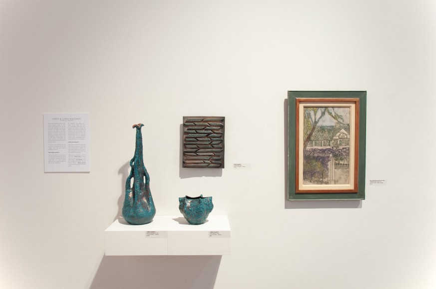 JAMES &amp; LINDA HAGGERTY: Phoenix Rising installation photograph, Nell Brooker Mayhew