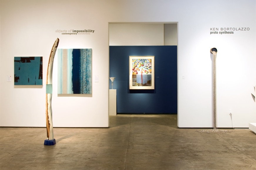 Objects of Impossibility Installation shot, R Nelson Parrish, Julika Lackner, Peggy Ferris, Ken Bortolazzo