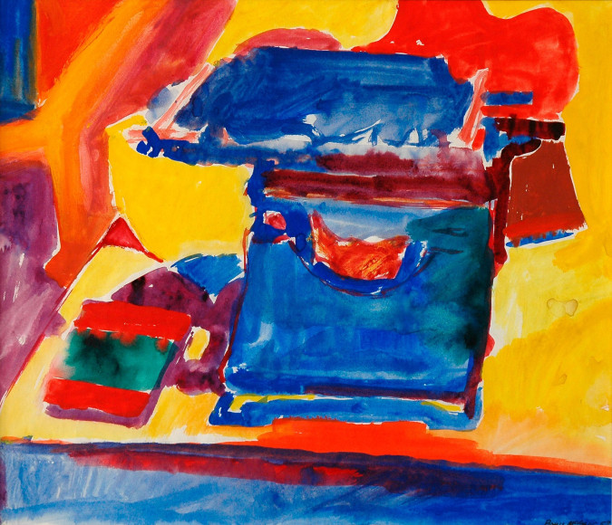 BRUCE McGAW, Desktop With Typewriter, 1958