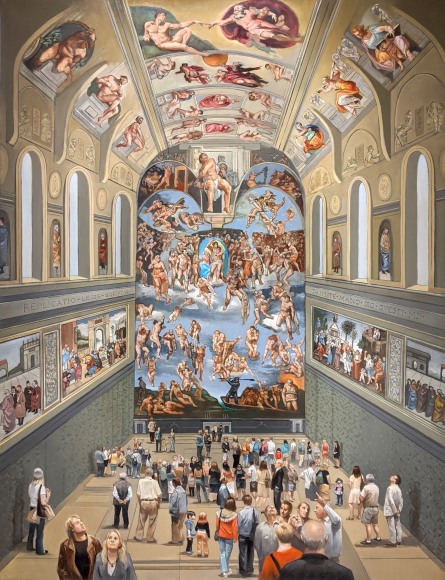 MICHAEL DVORTCSAK (1938-2019), The Sistine Chapel, 2010