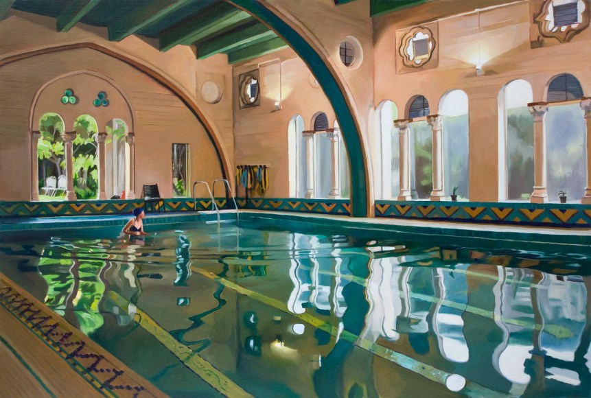 PATRICIA CHIDLAW, Pool, Berkeley, City Club, 2020