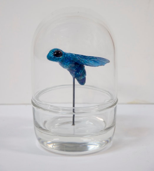 REBEKAH BOGARD , One Bee with Light Glass Dome 1 , 2018