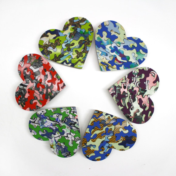 Inga Guzyte, Camo Love Flower, 2018