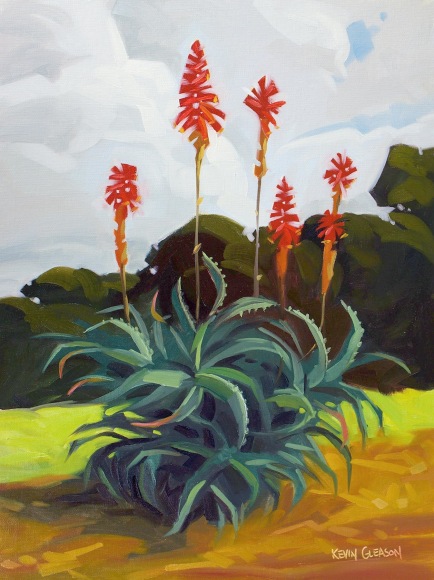 KEVIN GLEASON, Aloes in Bloom, 2021