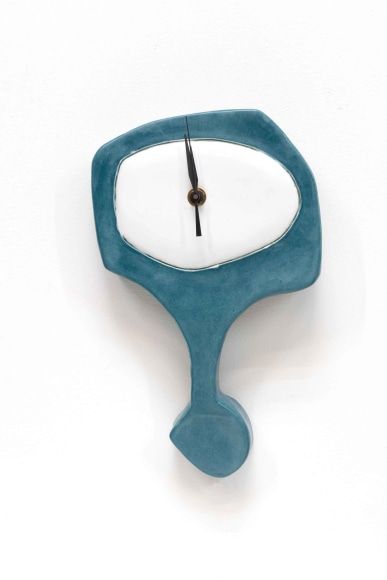 KATHLEEN KLEIN-WAKEFIELD , Blue Wall CLock, 2023