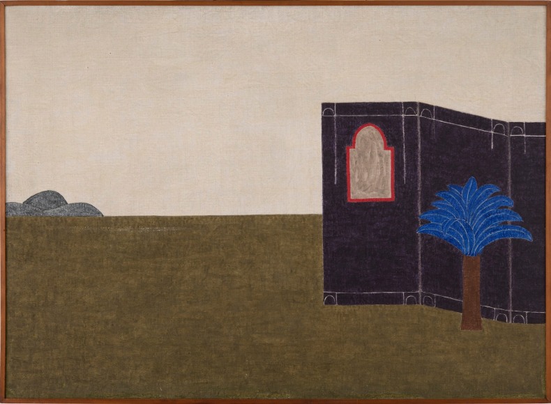Eleonore Koch, Untitled, 1979. Tempera on canvas, 28 1/2 x 39 5/16 in.