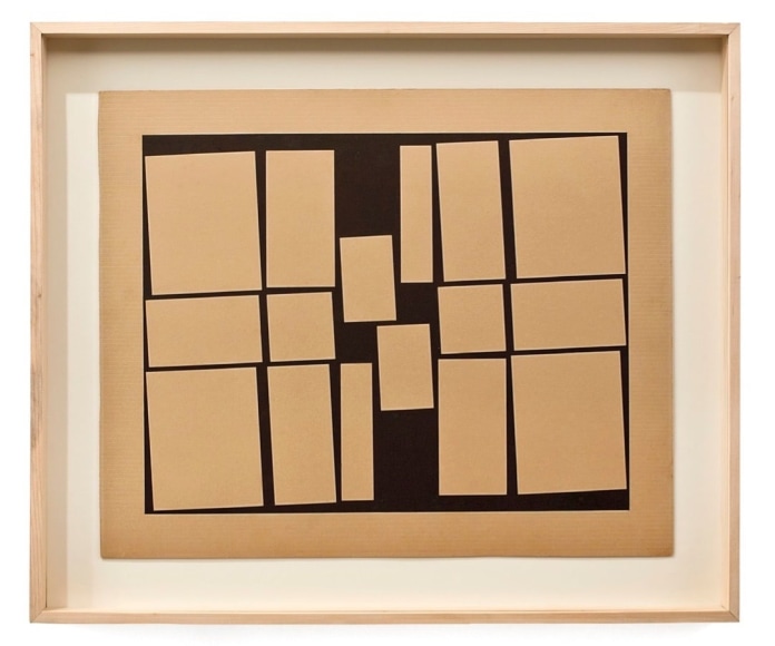 Helio Oiticica, Metaesquema, 1957, Gouache on cardboard, 20 1/16 x 24 9/16 in. (51 x 62.5 cm.)