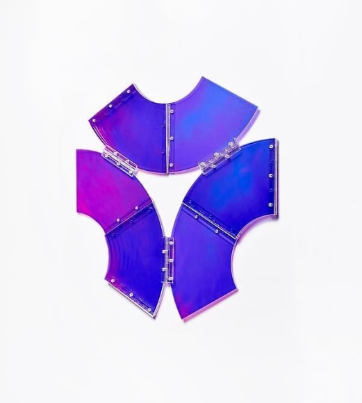 Marta Chilindron, Ring, 2014. Acrylic, 30 in. overall.