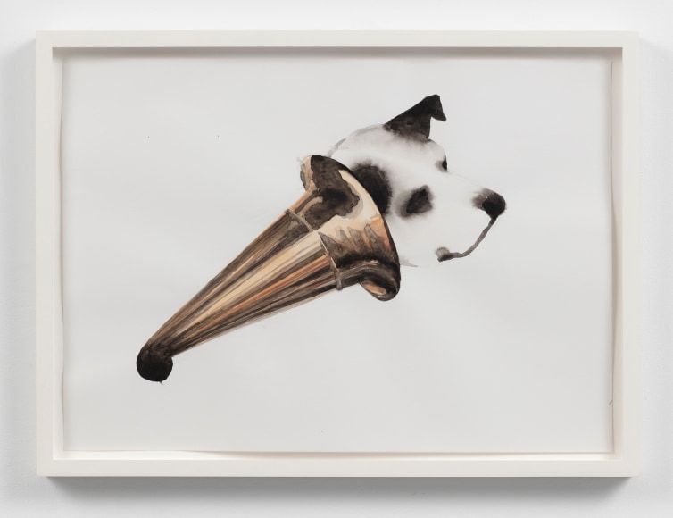 Jorge Macchi,&nbsp;The Master&#039;s Voice, 2018,&nbsp;Watercolor and gouache on paper,&nbsp;11 11/16 x 16 1/2 in. (29.7 x 42 cm.).&nbsp;Courtesy of Alexander and Bonin.