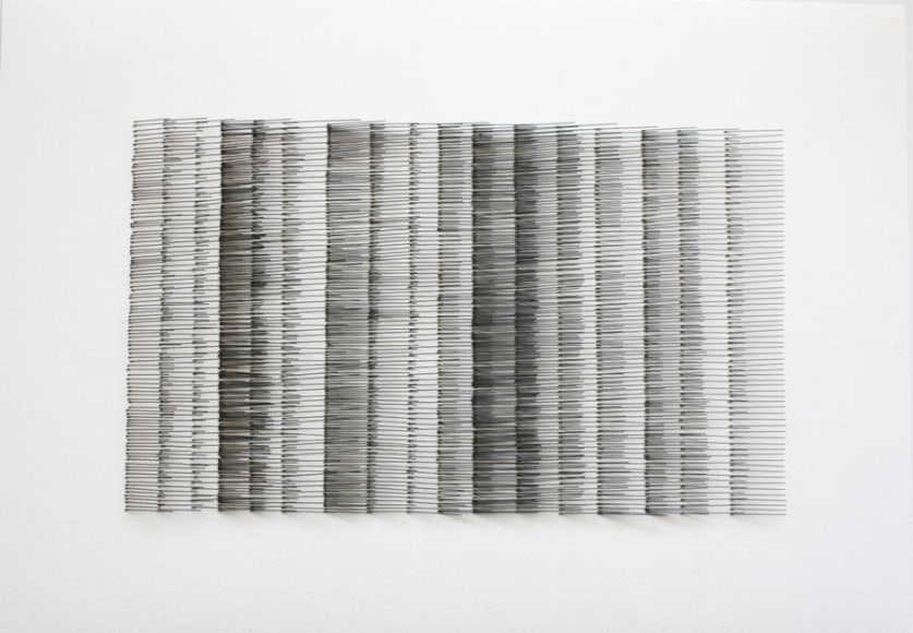 Mariano Dal Verme, Untitled, 2013. Graphite, 21.25 in. x 29.1 in. x 2.25 in.