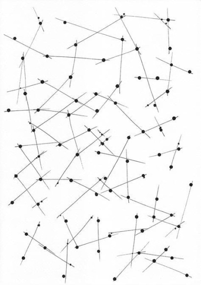 Magdalena Fern&aacute;ndez, 7d007, April, 2007. Indian ink on paper, 11 5/8 x 8 1/4 in.