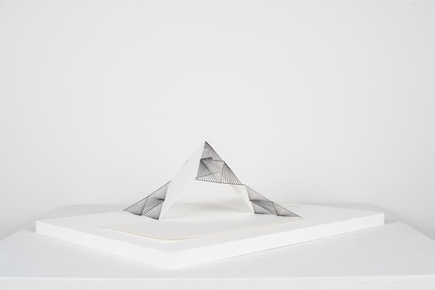 Mariano Dal Verme, Untitled, 2013. Graphite, paper, 4 1/4 in. x 9 3/4 in. x 13 3/4 in.