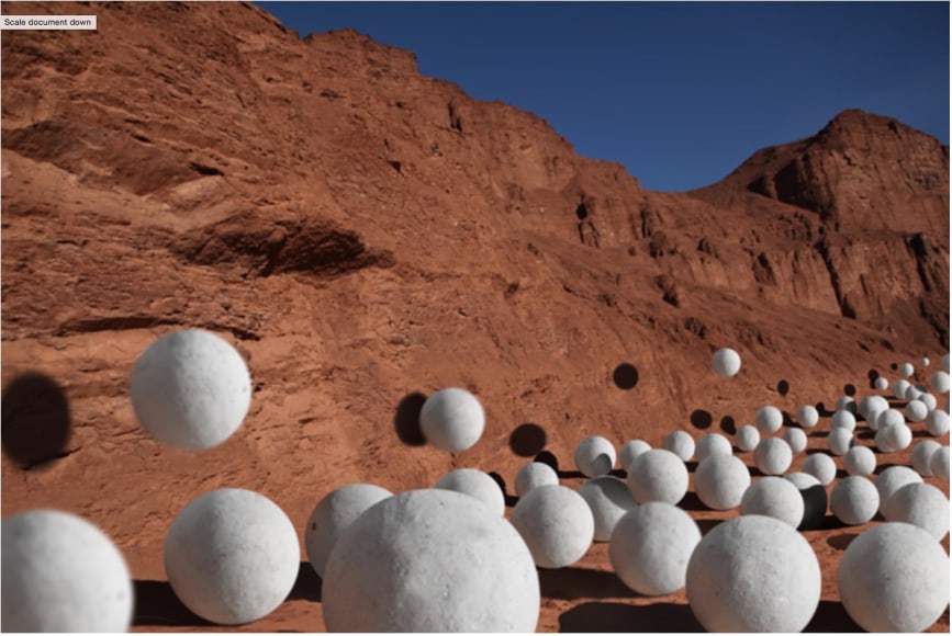 Miguel Angel Rios&nbsp;(b. 1943, Argentina: lives and works in New York/Mexico City). Untitled, from the series, &quot;Piedras Blancas&quot; Ed. 1/3. 2015. Inkjet print on 300 gr. Hahnemuhle cotton paper, dibond. 13 x 19 11/16 in. / 33 x 50 cm.&nbsp;
