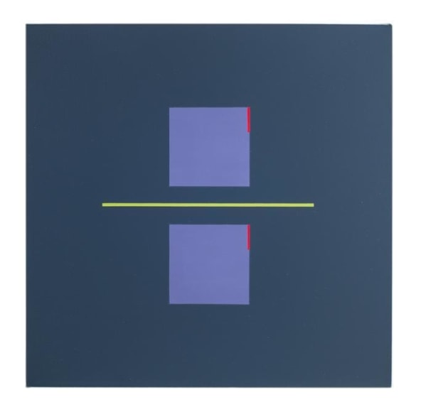 Antonio Liz&aacute;rraga, Doze lados cinzas, 1996. German pigments on canvas, 15 3/4 x 15 3/4 in.