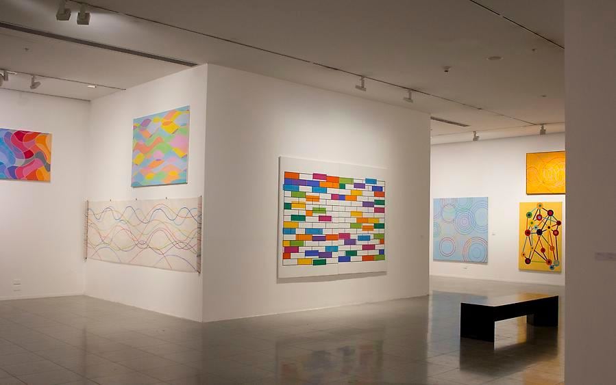 Installation view of Graciela Hasper: Gram&aacute;tica del Color, Museo del Arte Moderno de Buenos Aires, 2013-2014.