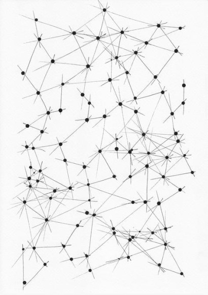 Magdalena Fern&aacute;ndez, 5d007, April, 2007. Indian ink on paper, 11 5/8 x 8 1/4 in.