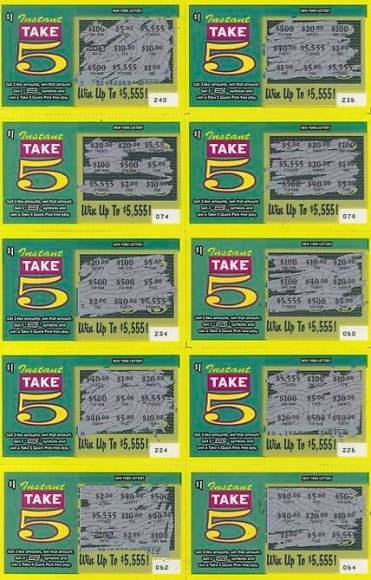 Lorenzo Bueno, Spent $14, Won $4, Lost $9 from the series Take Five, 2014. Mixed media, 12 1/2 in. x 8 in.