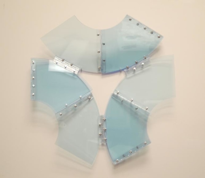 Marta Chilindron, Ring, 2014. Acrylic, 26 in. overall.