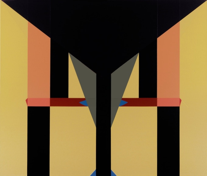 Fanny San&iacute;n,&nbsp;Acrylic No. 2, 2013,&nbsp;2013,&nbsp;Acrylic on canvas,&nbsp;34 x 40 in.