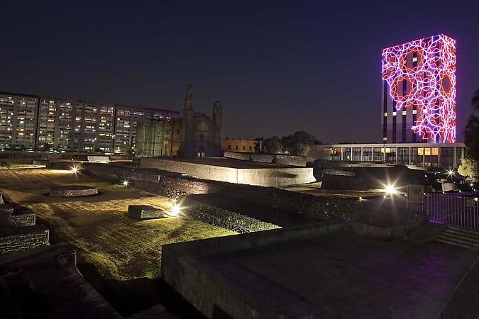 Thomas Glassford, Xipe Totec, 2010, Tlatelolco University Cultural Center (CCUT), UNAM, Mexico City, Mexico