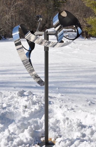 Pedro S. de Movell&aacute;n, Outdoor Nouveau, 2017, Hard coated anodized aluminum, nickel plated brass, nickel plated aluminum, stainless steel