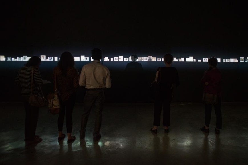 Oscar Mu&ntilde;oz, El Coleccionista, Installation view, 2016.