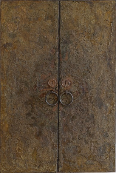 Elsa Gramcko, Una peque&ntilde;a edad [Small Space of Time], 1964. Diverse materials and mixed media on Masonite, 29 1/2 x 19 11/16 in. (75 x 50 cm.)