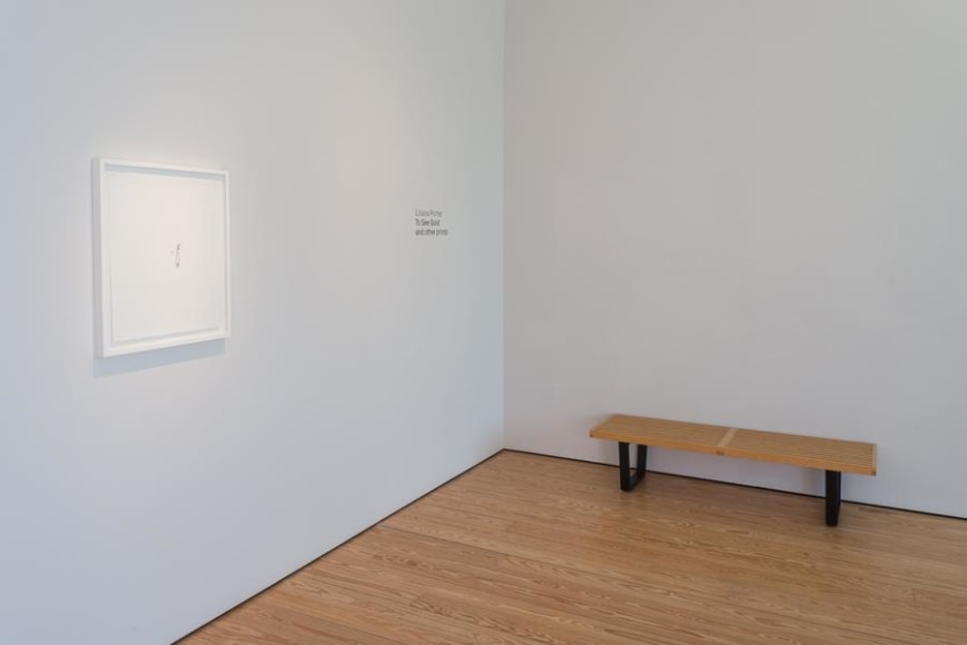 Liliana Porter, To See Gold and other prints, Installation view, 2015.