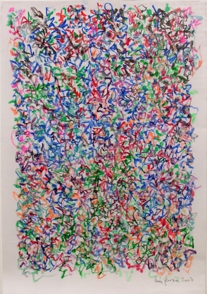 Le&oacute;n Ferrari, Untitled, 2007. Pastel on paper, 13 1/2 x 19 5/8 in. (34.3 x 49.8 cm.)