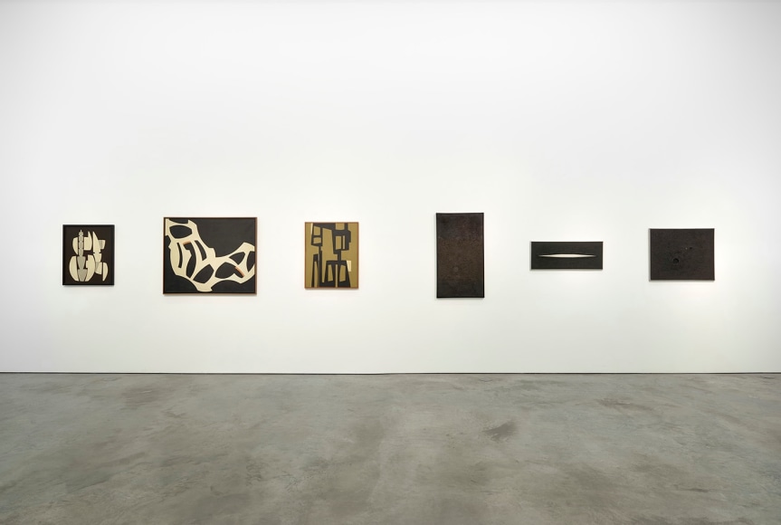 Installation view of Elsa Gramcko: The Invisible Plot of Things at Sicardi Ayers Bacino, 2022.