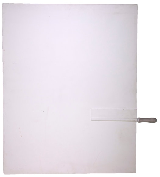 Alejandro Otero, Sierra [Saw], 1966. Mixed media on painted wood, 36 3/16 x 28 11/16 in. (92 x 73 cm.)