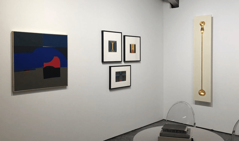 Installation view of Booth A2, Art Aspen 2019.