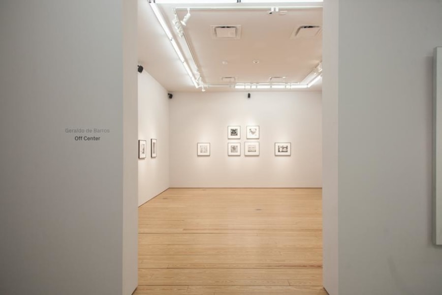 Geraldo de Barros, Off Center, Installation view, 2016.