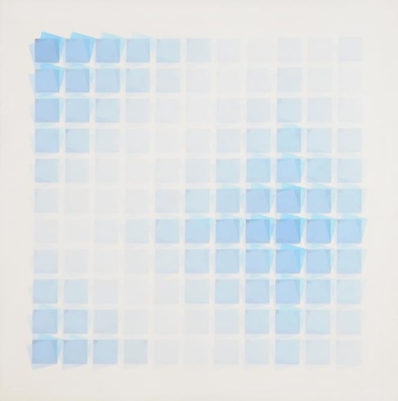 Manuel Espinosa, Aamedhag, 1974. Acrylic on canvas, 39 3/8 in. x 39 3/8 in.