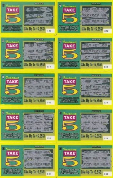 Lorenzo Bueno, Spent $17, Won $21, Lost $3 from the series Take Five, 2014. Mixed media, 12 1/2 in. x 8 in.