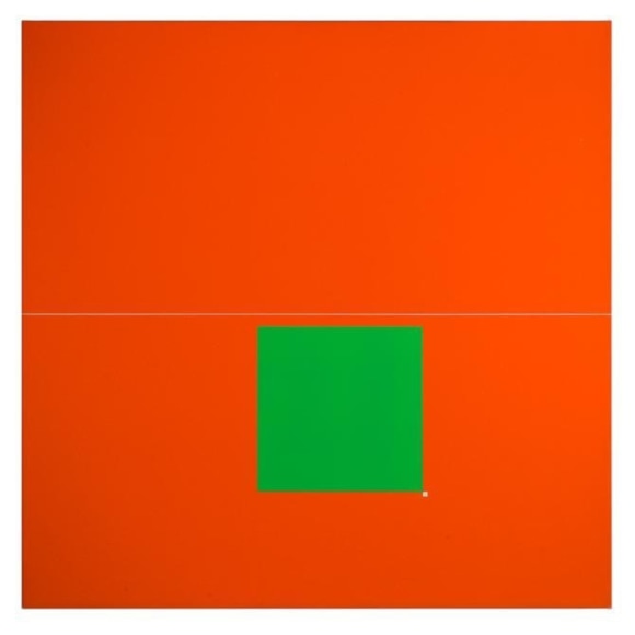 Antonio Liz&aacute;rraga, Aqu&aacute;rio, 2008. German pigments on canvas, 19 11/16 x 19 11/16 in.