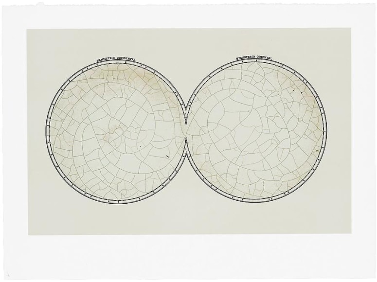 Jorge Macchi, Old World, 2007. Lithograph, 29 1/2 in. x 21 5/8 in.