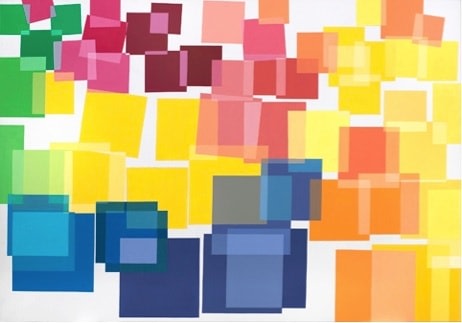 Graciela Hasper, Sin Titulo, 2014. Acrylic on canvas, 54.92 in x 78.54 in.