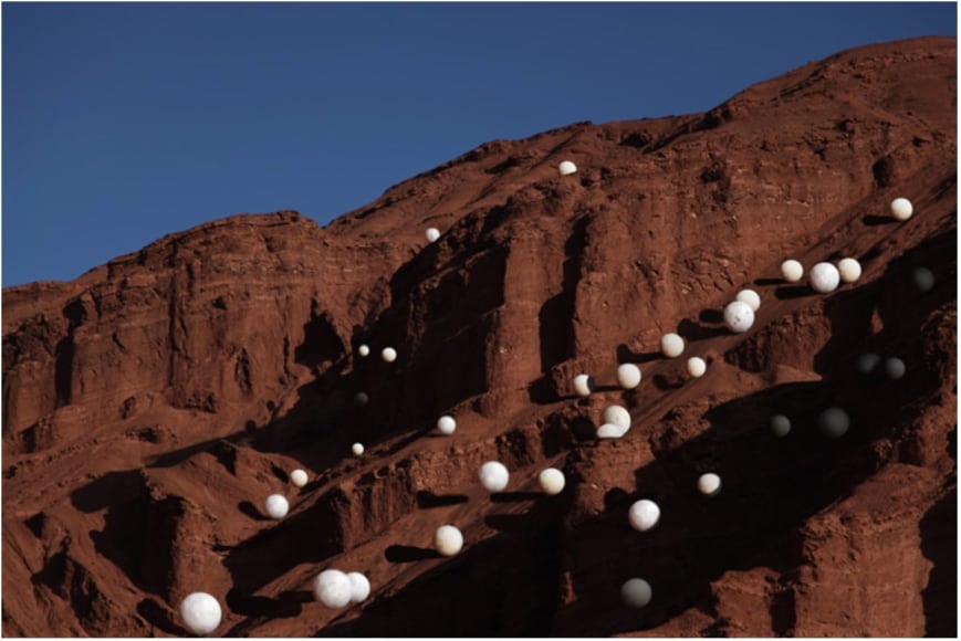 Miguel Angel Rios&nbsp;(b. 1943, Argentina: lives and works in New York/Mexico City). Untitled, from the series, &quot;Piedras Blancas&quot; Ed. 1/3. 2015. Injket print on 300 gr. Hahnemuhle cotton paper, dibond. 13 x 19 3/4 in. / 33 x 50 cm.&nbsp;