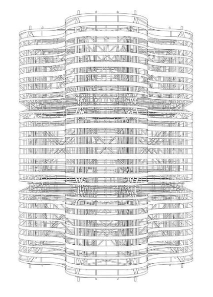 Pablo Siquier, 1302, 2013. Charcoal on paper drawing. 78 3/8 in. x 57 1/16 in.