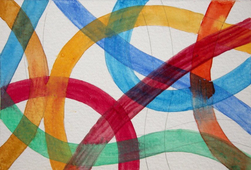 Graciela Hasper, Sin Titulo, [Untitled], 2011. Watercolor on paper, 3 15/16 x 6 in. (10 x 15.3 cm.)