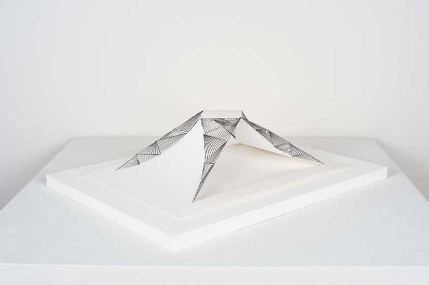 Mariano Dal Verme, Untitled, 2013. Graphite, paper, 3 3/4 in. x 9 3/4 in. x 13 3/4 in.