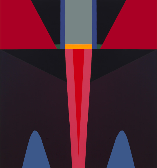 Fanny San&iacute;n, Acrylic No. 1, 2014, 2014,&nbsp;Acrylic on canvas,&nbsp;60 x 56 in. (152.4 x 142.2 cm.)