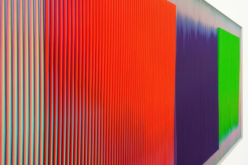 Carlos Cruz-Diez, A Chromatic Condition, Installation view, 2015.