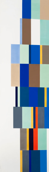 Alejandro Otero, Tabl&oacute;n 37 [Plank 37], 1978. Acrylic lacquer on Formica and wood, 78 11/16 x 21 5/8 in. (200 x 55 cm.)