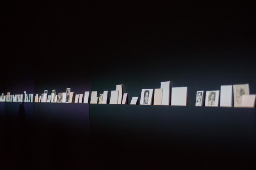 Oscar Mu&ntilde;oz, El Coleccionista, Installation view, 2016.